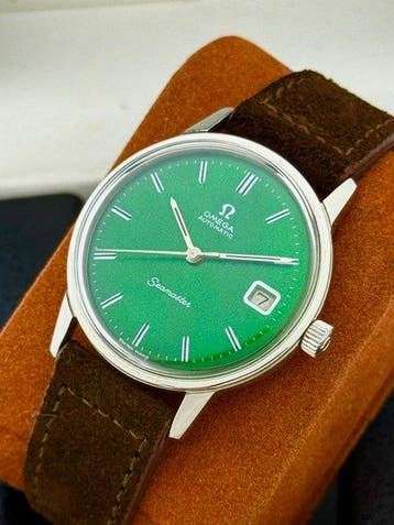 Omega - Zonder minimumprijs - Automatic Seamaster Green Dial, Nieuw