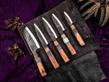 Japenese Santoku Handmade Chef knives set For Daily use Best