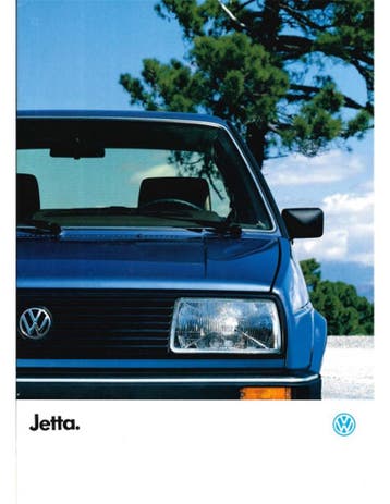 1986 VOLKSWAGEN JETTA BROCHURE FRANS, Nieuw, Volkswagen, Author