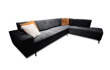 Heerlen Hocker - hockers - Zwart, Nieuw, Stof