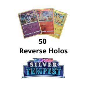 50 Verschillende Silver Tempest Reverse Holo’s, Hobby en Vrije tijd, Verzamelkaartspellen | Pokémon, Ophalen of Verzenden, Nieuw