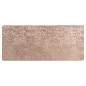 vidaXL Vloerkleedloper MARSA Zand 100 x 200 cm Polyester en, Verzenden, Nieuw, Geel