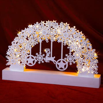 LED Kerstversiering Boog Wit (Kerst artikelen, Interieur), Verzenden, Nieuw