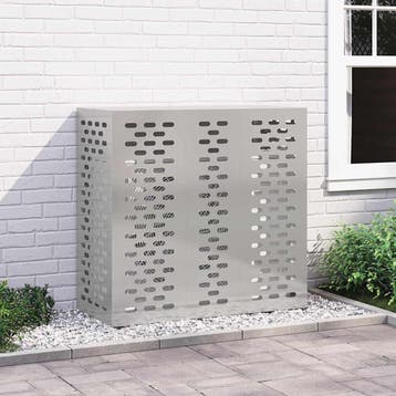 vidaXL Airconditioner hoes zilver 110 x 50 x 105 cm, Verzenden, Nieuw