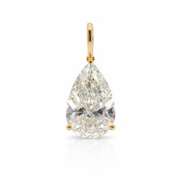 Zonder minimumprijs - Hanger - 14 karaat Geel goud - 4.05ct., Sieraden, Tassen en Uiterlijk, Antieke sieraden