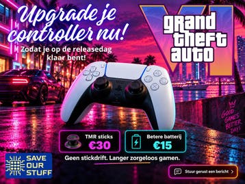 Klaar voor GTA VI? Upgrade je controller met TMR voor €30, PlayStation 5, Nieuw, Ophalen of Verzenden, Controller