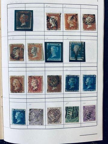 Groot-Brittannië - Collectie / Uitzoeker Engeland, daarbij, Gestempeld