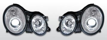 Koplampen Angel Eyes | Mercedes W208 CLK 1997-2002 | chroom, Auto-onderdelen, Verzenden, Nieuw