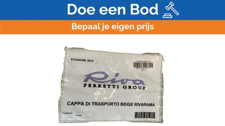 Bieden: Riva Rivarama 2016 transport - full boat, Watersport en Boten, Bootonderdelen, Nieuw, Zeilboot of Motorboot, Ophalen of Verzenden