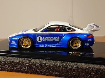 IXO 1:43 - Modelauto - Porsche 911 Old & New 997 #1 RHD, Nieuw