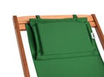 Ligstoel Groen Acaciahout 94x60x94cm (Stoelen), Verzenden, Nieuw