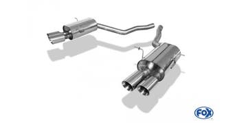 FOX BMW E31 850i einddemper rechts/links - 2x90 type 25 rech, Verzenden, Nieuw