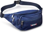 Heuptasje Dames Heren  Fanny Pack  Buideltasje Nylon, Verzenden, Nieuw, Blauw, Overige merken