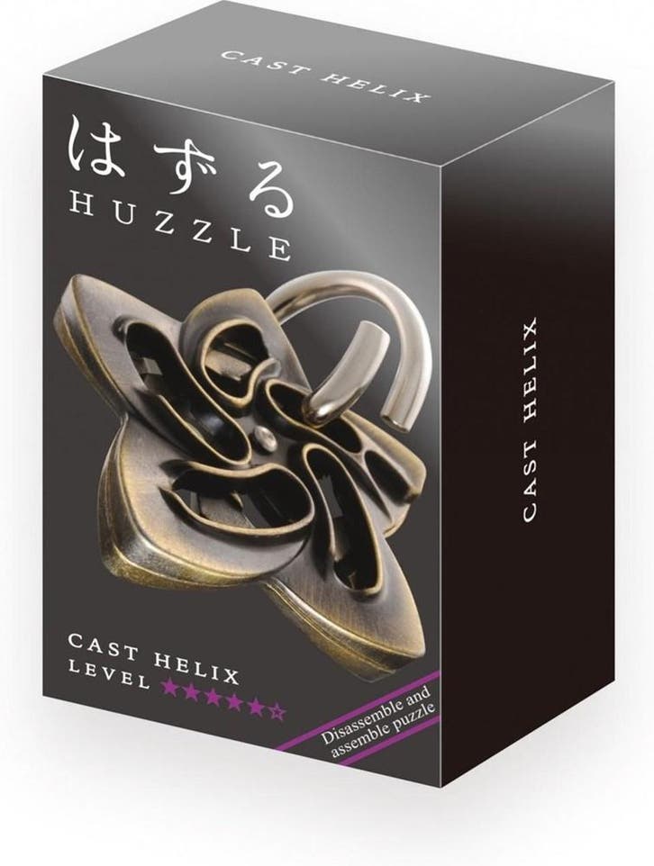 Huzzle Cast Puzzle - Helix (level 5) | Huzzle - Puzzels, Hobby en Vrije tijd, Denksport en Puzzels, Nieuw, Verzenden