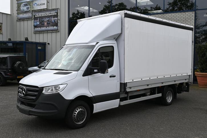 Zakelijke Lease |  Mercedes-Benz Sprinter 517 CDI L3 Schuifz, Auto's, Bestelauto's, Lease, Automaat, Diesel, Wit, Mercedes-Benz