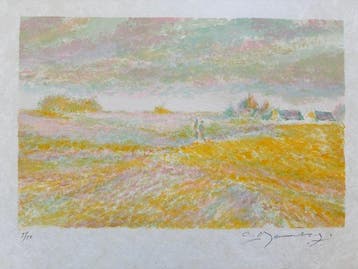 Claude Manoukian (1936) - Promenade en campagne
