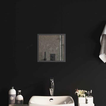 vidaXL LED Badkamer Spiegel Transparant 30 x 30 cm gehard, Huis en Inrichting, Verzenden, Nieuw