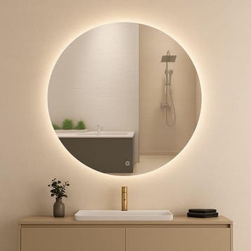 Badkamer Spiegel Rond Nella LUXE | Verlichting | Condensvrij, Nieuw