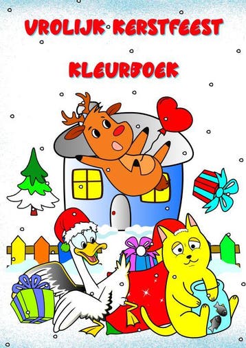 Vrolijk Kerstfeest Kleurboek | Maryan Ben | Nieuw, Ophalen of Verzenden, Nieuw, Maryan Ben
