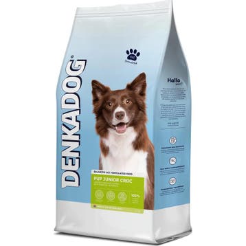 Denkadog Pup Junior Croc hondenvoer 12,5 kg, Verzenden, Hond