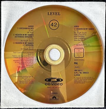 Level 42 CDi Video CD, Verzenden, Nieuw