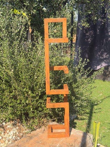 Ana Lucia B.M - Sculpture Corten - XXL - NO Reserve