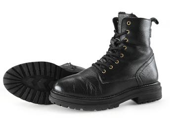 Poelman Veterboots in maat 39 Zwart, Poelman, Verzenden, Zwart, Overige typen