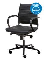 Vergaderstoel Magore - zwart - zwart frame - nieuw, Nieuw in verpakking