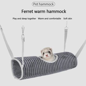 Warme Hangmat Tunnel voor Hamsters, Fretten & Kleine Huisdie, Dieren en Toebehoren