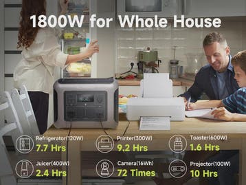 ALLPOWERS R1500 Power Station 1152Wh met 100W/200W/400W Zonn, Verzenden, Nieuw
