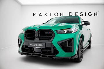 Voorspoiler BMW X6 M F96 Facelift Maxton Glanzend zwart, Ophalen of Verzenden, Nieuw