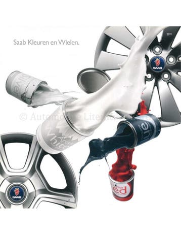 2011 SAAB KLEUREN & WIELEN BROCHURE NEDERLANDS, Nieuw, Author