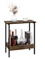 Bijzettafel met 2 Planken – Licht Eiken of Donker Eiken, Huis en Inrichting, Tafels | Sidetables, Verzenden, Nieuw