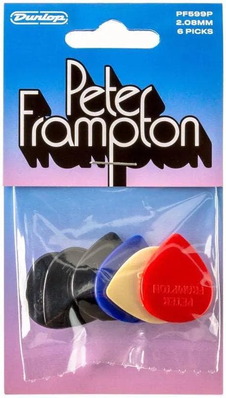 Jim Dunlop PF599P Peter Frampton - Plectrum - 2.08 mm 6-pack, Muziek en Instrumenten, Instrumenten | Toebehoren, Elektrische gitaar