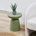 Bijzettafel Posio ronde salontafel 40 cm groen [en.casa], Huis en Inrichting, Tafels | Bijzettafels, Verzenden, Nieuw