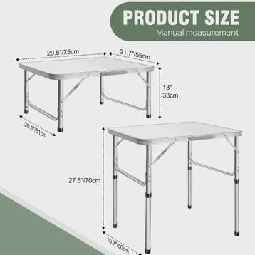 Lichtgewicht Aluminium Campingtafel - Opvouwbaar, Draagbaar, Verzenden, Nieuw