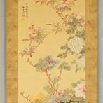 Cherry Blossoms, Hydrangea, Peony - Uragami Shunkin