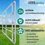 Weidepoort, landhek verstelbaar 205-300cm hoogte 110cm