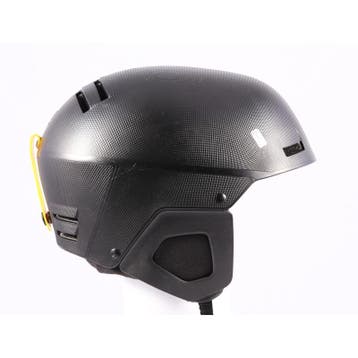 59 60 61 62 63 skihelm/snowboardhelm MARKER FE, Black/yellow, Verzenden, Gebruikt