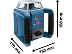 Bosch GRL 400 H - Rotatielaser - Nauwkeurigheid ± 2,4 mm, Verzenden, Nieuw
