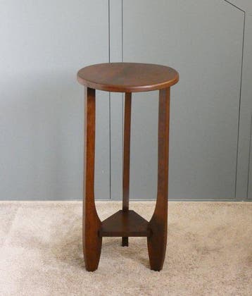 Bijzettafel - Eikenhouten Plantentafel - Eikenhout