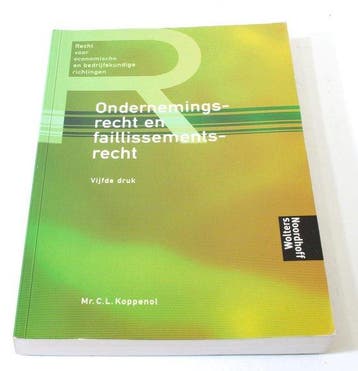 Ondernemingsrecht en faillissementsrecht / Recht voor, Boeken, Verzenden, Gelezen, C.L. Koppenol