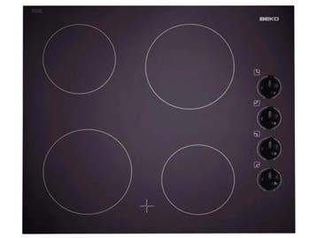 Beko HIC64100 - Keramische kookplaat - 4 kookzones - Zwart, Witgoed en Apparatuur, Verzenden, Zo goed als nieuw