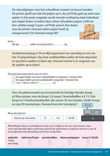 Redactiesommen & Contextopgaven / D / Kerndoeltrainer, Verzenden, Zo goed als nieuw, Renate Hoogendoorn