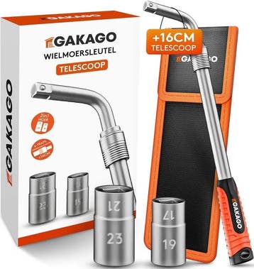 Wielmoersleutel telescopisch Gakago, Ophalen of Verzenden, Nieuw