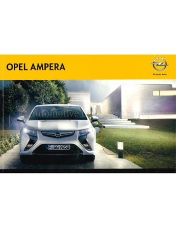 2011 OPEL AMPERA BROCHURE DUITS, Nieuw, Opel, Author