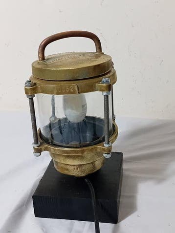TEF Navigation lamp - 910F - Bronze glas elektrische