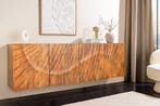 Massief dressoir SCORPION 180cm bruin hangend mangohout met, Ophalen of Verzenden, Nieuw