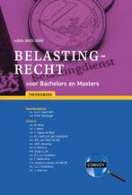 Belastingrecht voor Bachelors en Masters 20252 9789463174978, Boeken, Studieboeken en Cursussen, Verzenden, Zo goed als nieuw