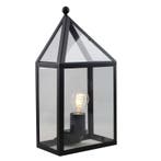 Klassieke buitenlamp zwart, Janco, IP23, Ophalen of Verzenden, Nieuw, Glas, Wandlamp